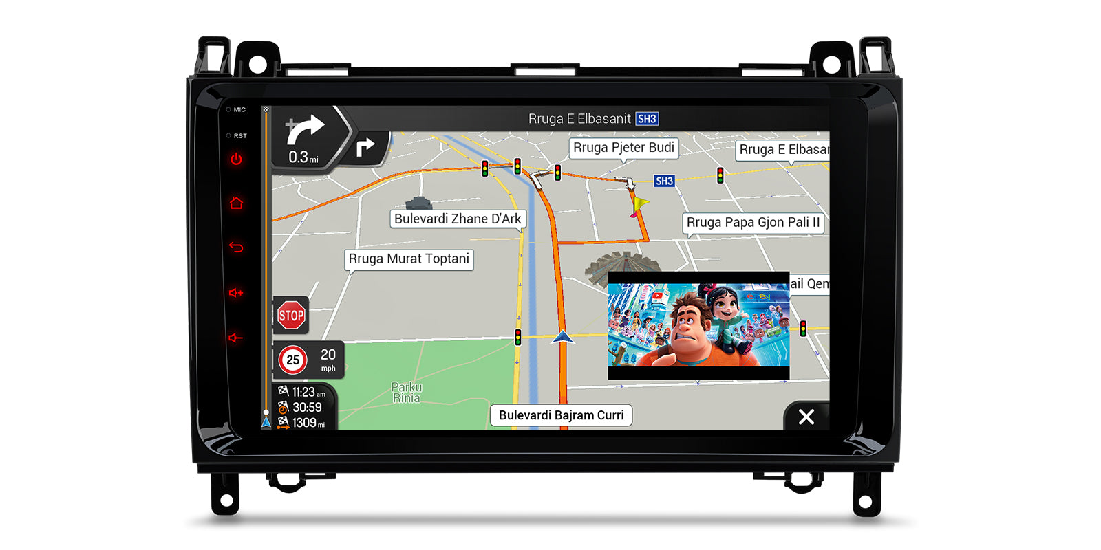 XTRONS IDP90M245 9" Wireless CarPlay Android Auto Head Unit for Mercedes/VW