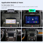 XTRONS IDP90M350 9in Android Head Unit Mercedes CarPlay 4GB 64GB