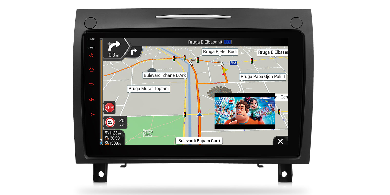 XTRONS IDP90M350 9in Android Head Unit Mercedes CarPlay 4GB 64GB