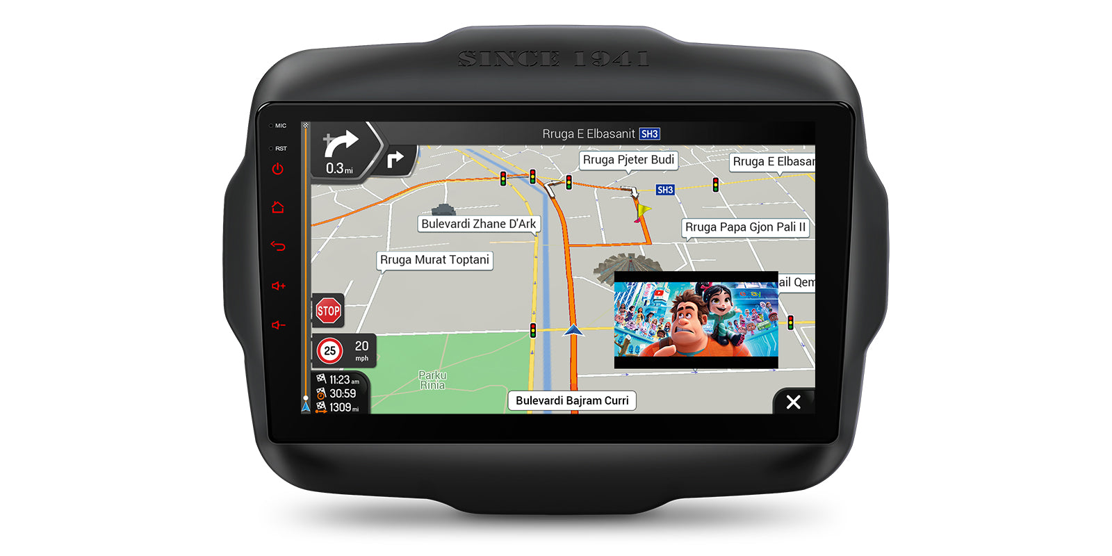 XTRONS IDP90RGJA Wireless CarPlay Android Head Unit for Jeep Renegade 9in