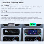 XTRONS IDS50WRJL 5in Jeep Dodge Chrysler Wireless CarPlay Head Unit