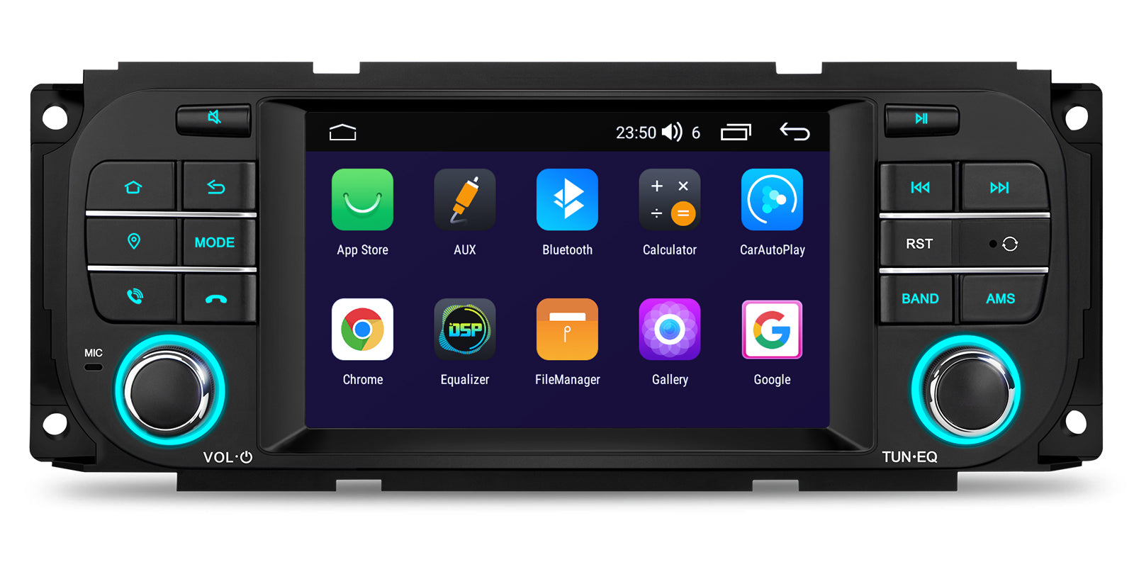 XTRONS IDS50WRJL 5in Jeep Dodge Chrysler Wireless CarPlay Head Unit