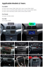 XTRONS IDS7046BL 7in Android Head Unit for BMW E46 Wireless CarPlay