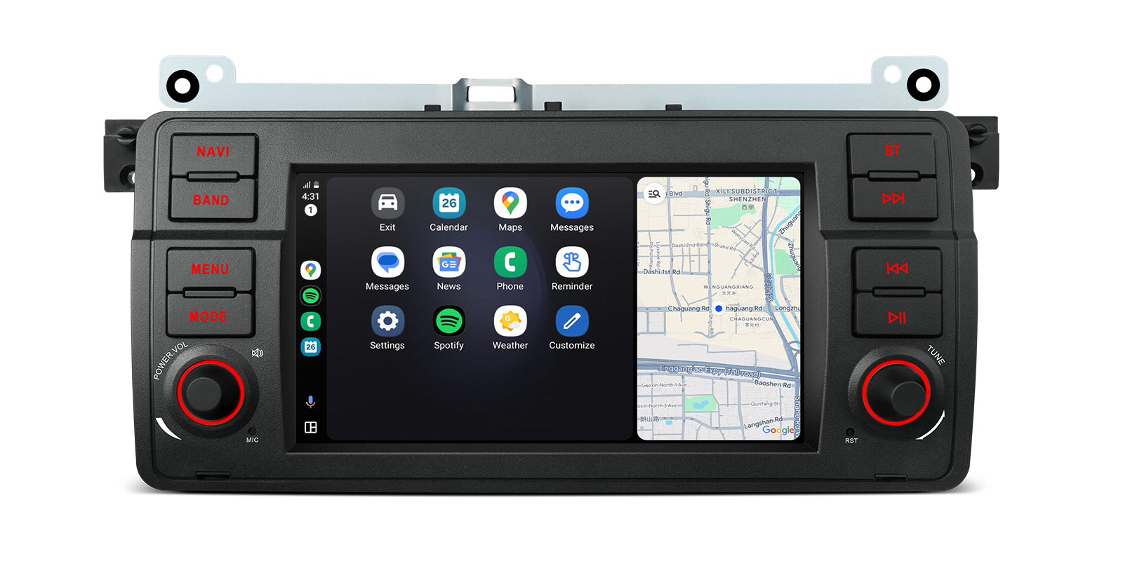 XTRONS IDS7046BL 7in Android Head Unit Wireless CarPlay for BMW