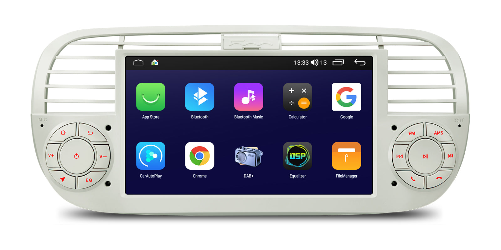 XTRONS IDS7050FLC Fiat Android OS Wireless CarPlay Head Unit 7in 2GB RAM