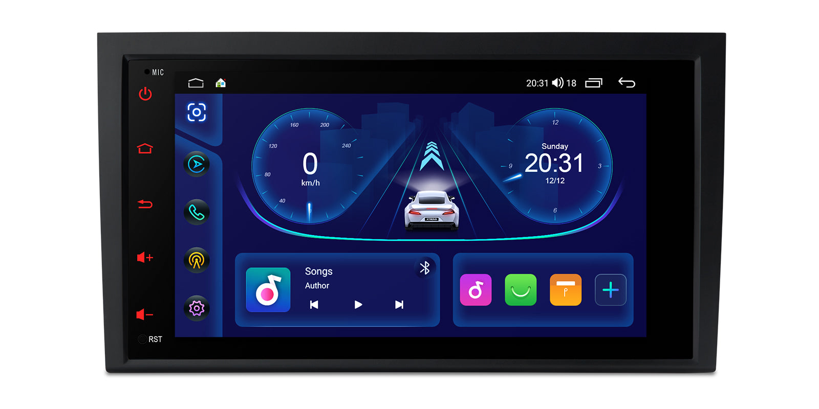 XTRONS IDS80A4AL Android Head Unit Car Stereo 8-Inch Wireless CarPlay