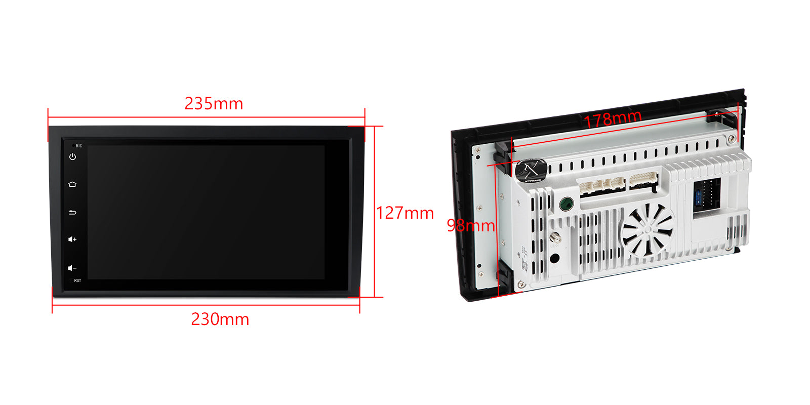 XTRONS IDS80A4AL Android Head Unit Car Stereo 8-Inch Wireless CarPlay