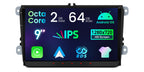 XTRONS IDS90MTVL 9" Android Head Unit Wireless CarPlay VW Seat Skoda