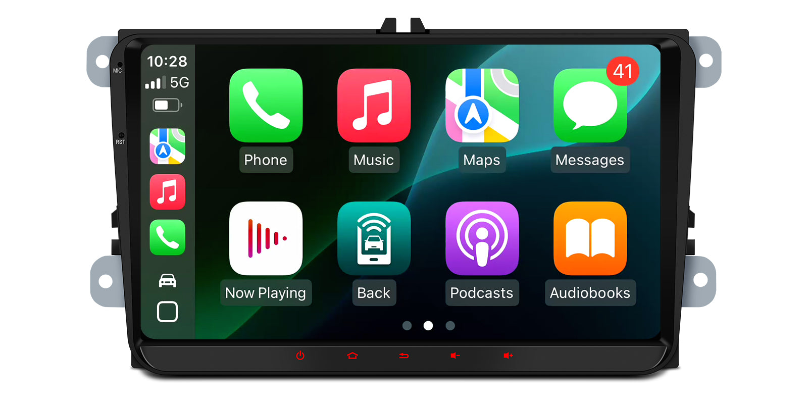 XTRONS IDS90MTVL 9" Android Head Unit Wireless CarPlay VW Seat Skoda