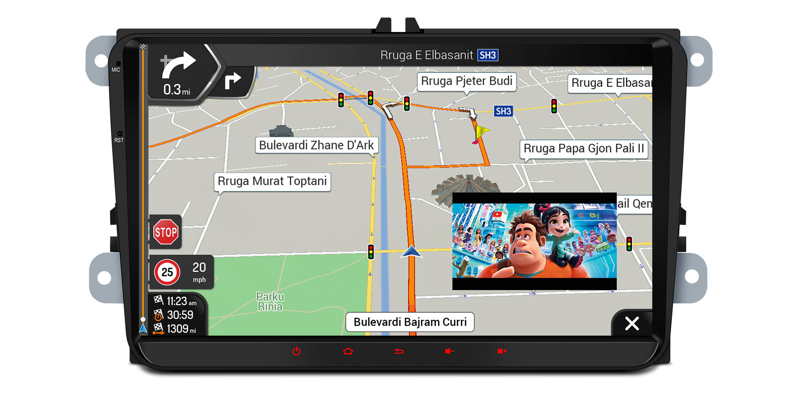 XTRONS IDS90MTVL 9" Android Head Unit Wireless CarPlay VW Seat Skoda