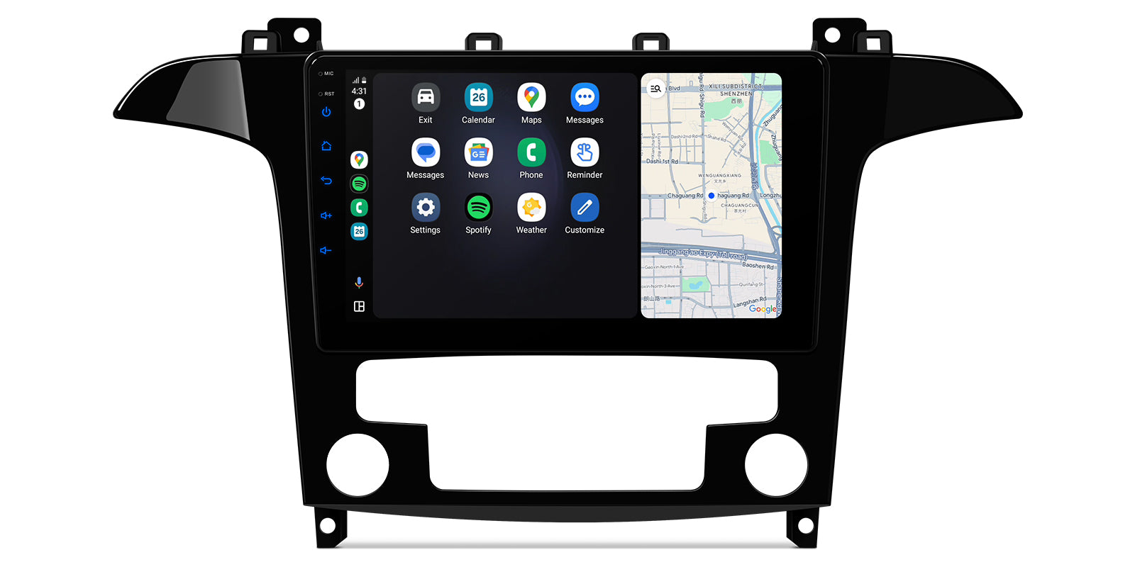 XTRONS IDSP90MXF Ford S-Max 9in Android Head Unit Car Stereo Wireless CarPlay 2GB 64GB