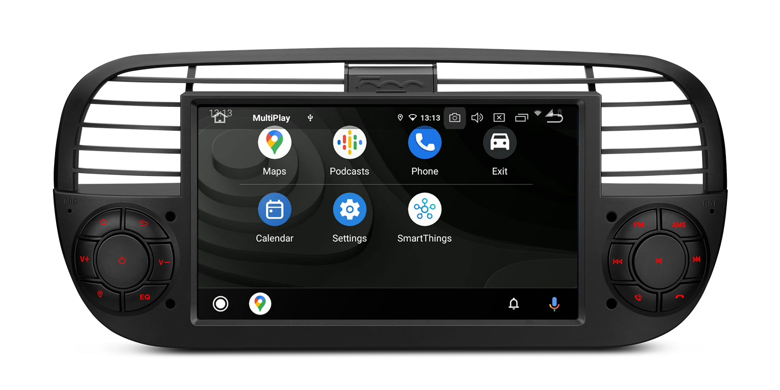 XTRONS IQ Series 7in QLED Android 14 Head Unit for Fiat 500 8GB 256GB
