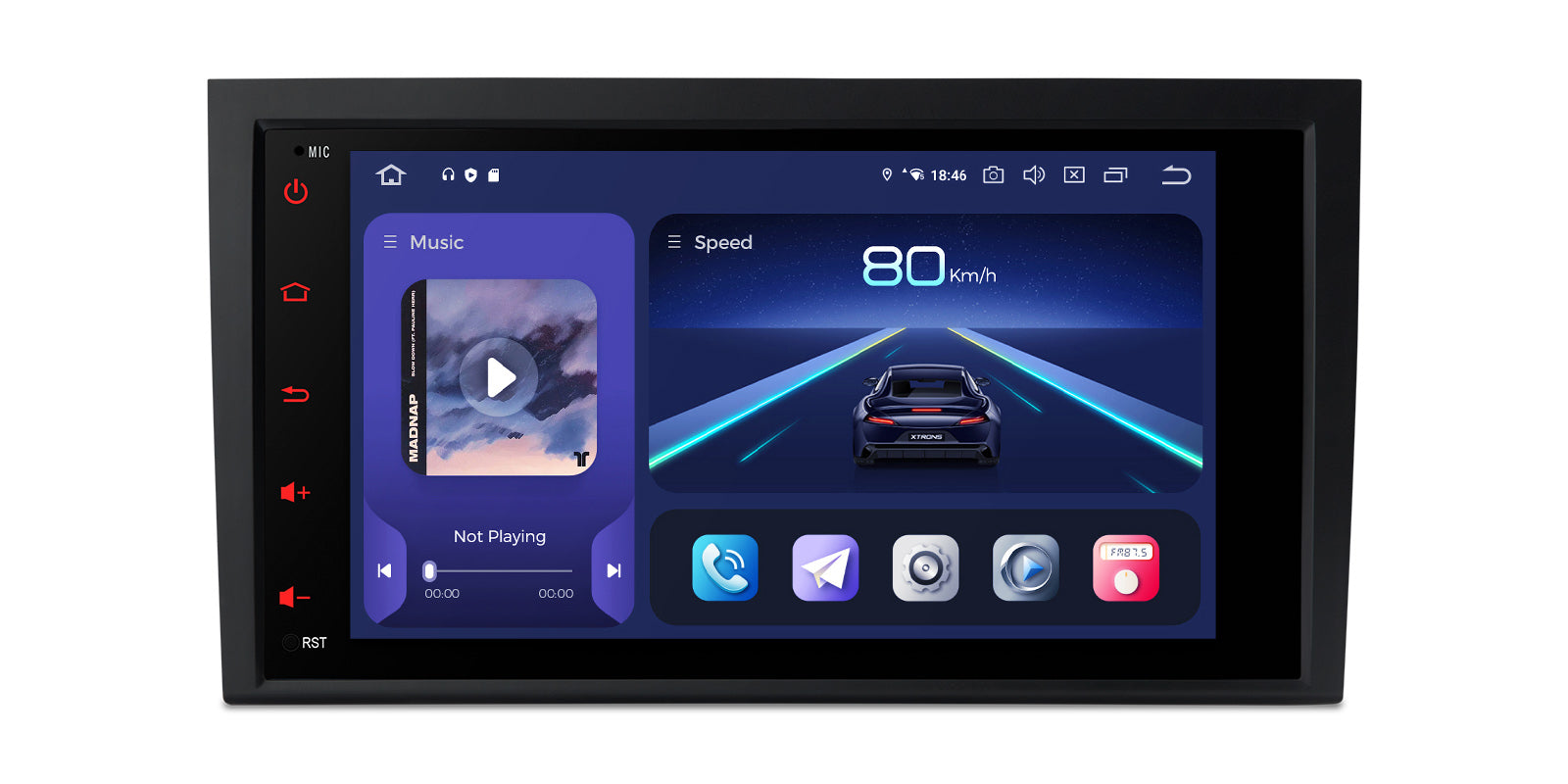 XTRONS IQ84A4AP 8in Android 14 Audio Head Unit Audi Qualcomm 665