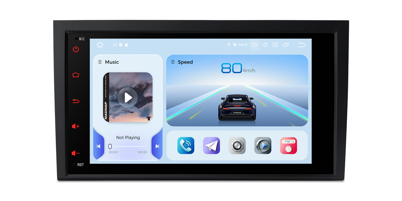 XTRONS IQ84A4AP 8in Android 14 Audio Head Unit Audi Qualcomm 665