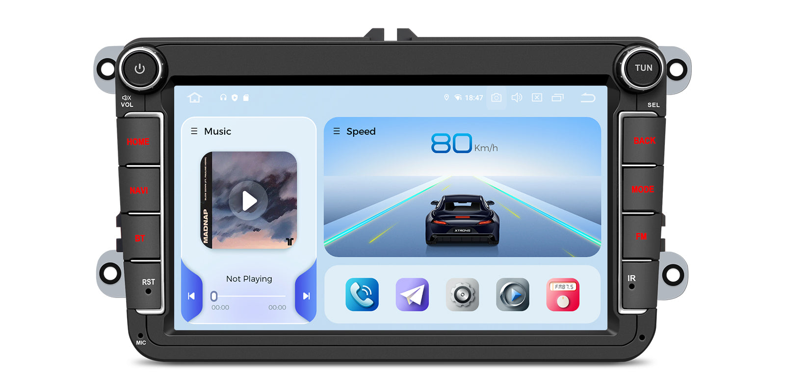 XTRONS IQ84MTVP VW Skoda Seat 8in Android Head Unit 8GB 256GB