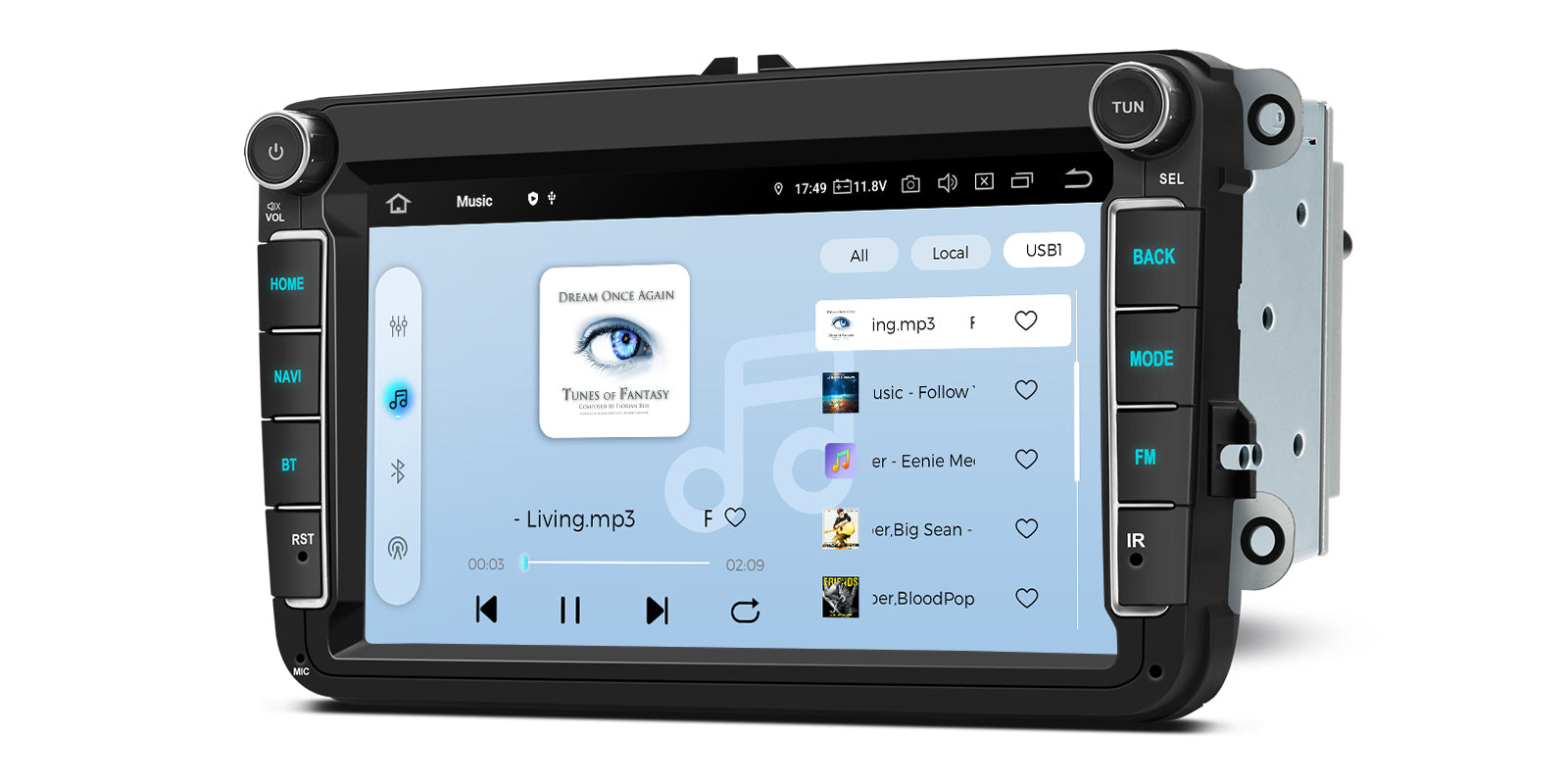 XTRONS IQ84MTVP VW Skoda Seat 8in Android Head Unit 8GB 256GB