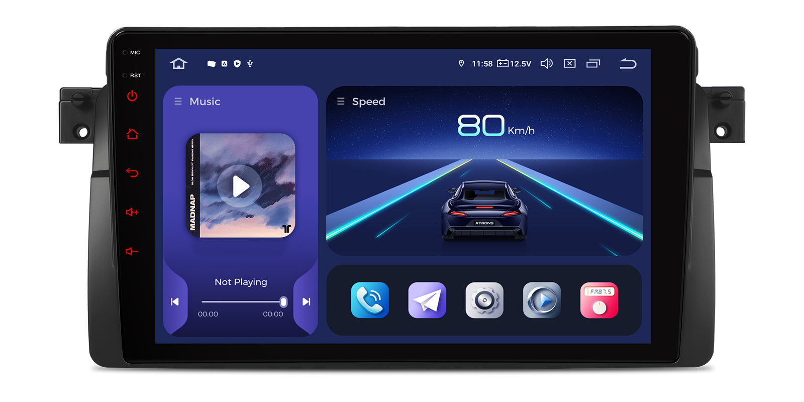 XTRONS IQP9446BP 9in QLED Android 14 Car Stereo for BMW
