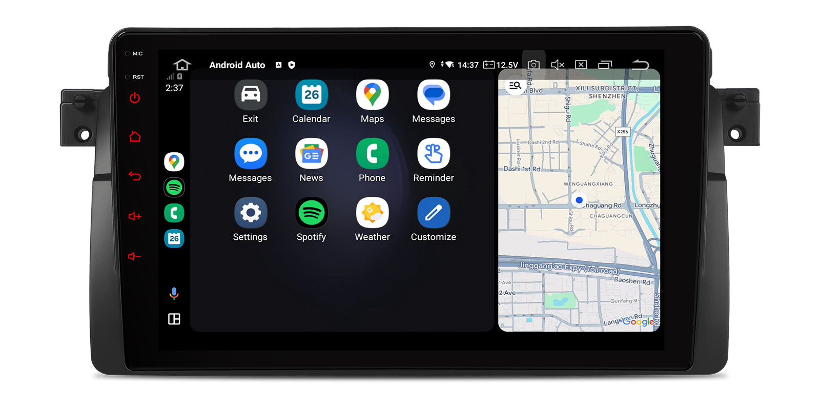XTRONS IQP9446BP BMW Qualcomm 665 Android 14 Head Unit 9in QLED