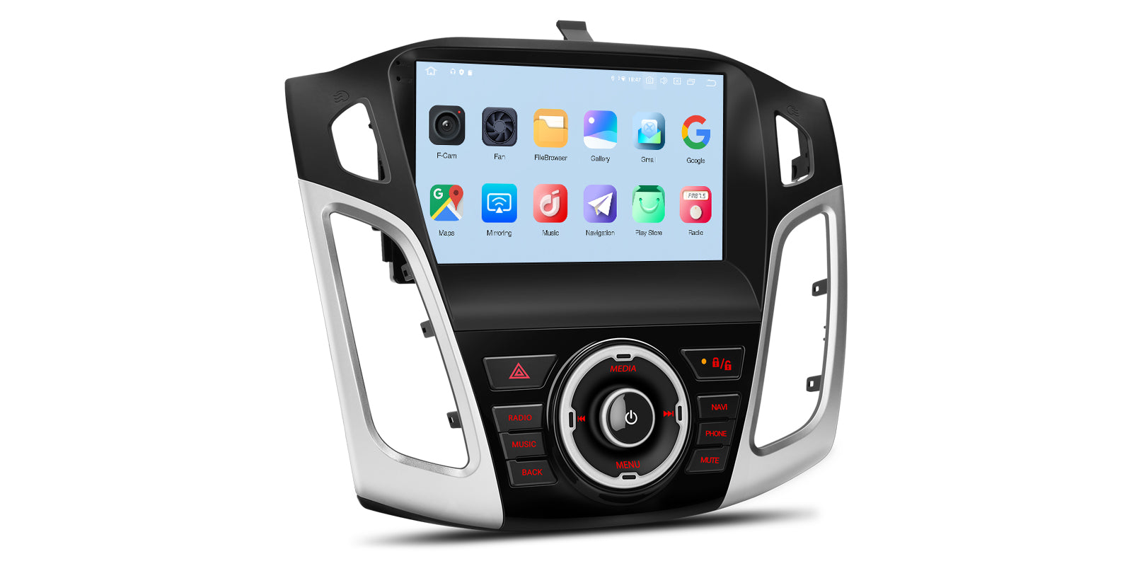 XTRONS IQP94FSFP 9" Android 14 Head Unit Car Stereo for Ford Focus