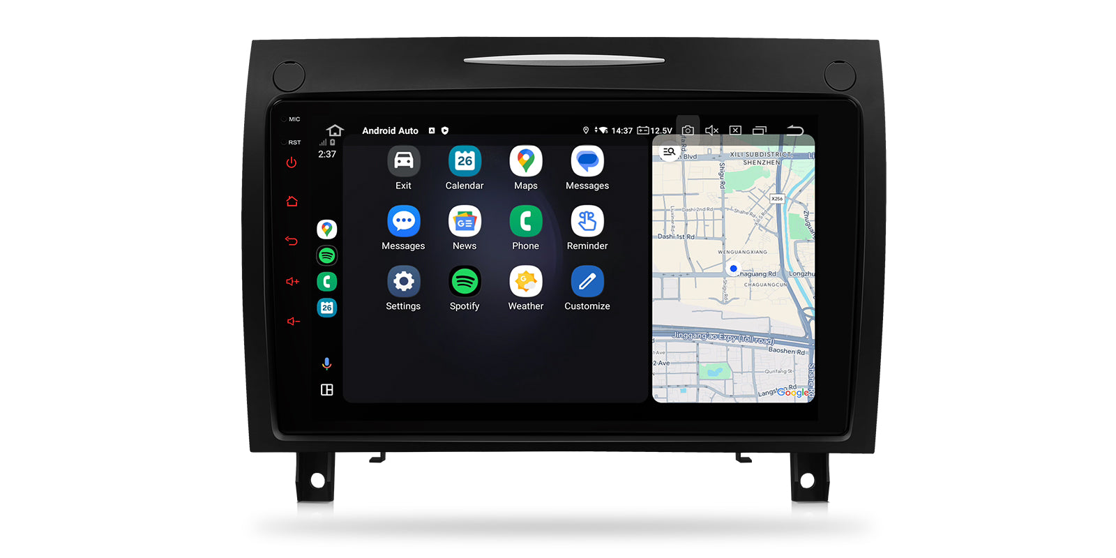 XTRONS IQP94M350P Mercedes SLK Class 9" Android Head Unit 8GB RAM 256GB