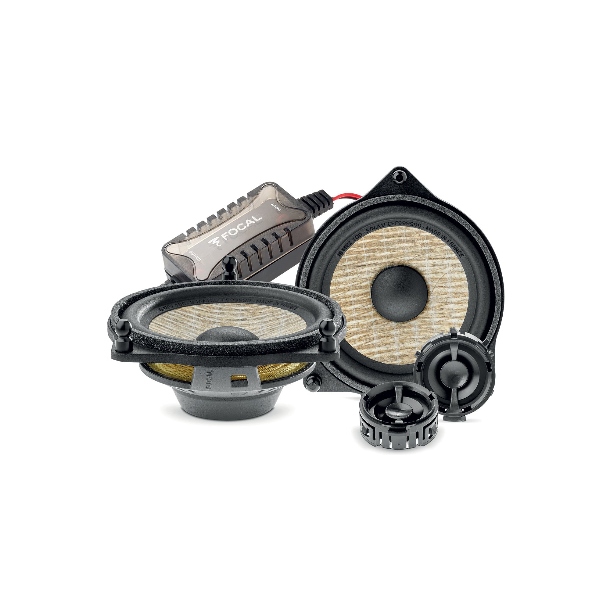 4" Focal Mercedes 100w 2 way component kit IS MBZ 100