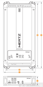 Hertz ML Power 1 D-Class Mono Amplifier 1000W
