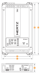 Hertz ML Power 4 4-Channel Car Amplifier 1000W Advanced D-Class