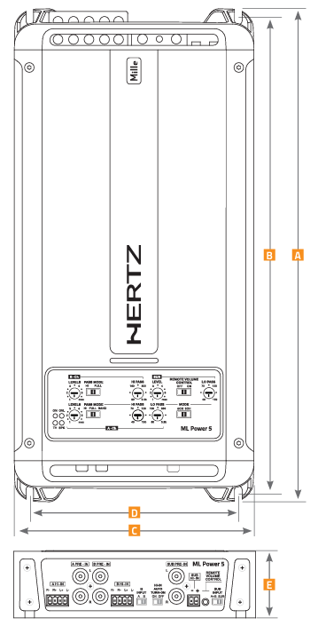 Hertz ML Power 5 5-Channel Car Audio Amplifier 950W