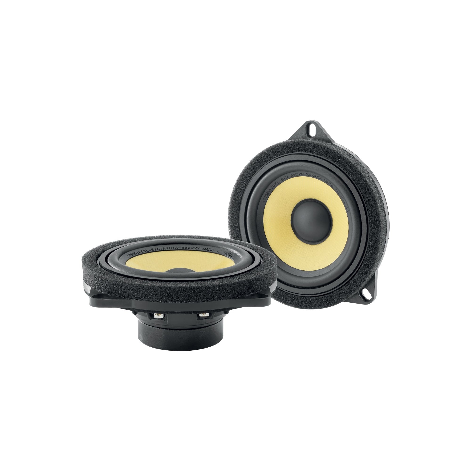 4" Focal BMW 120w 2 way component kit IS BMW 100KL