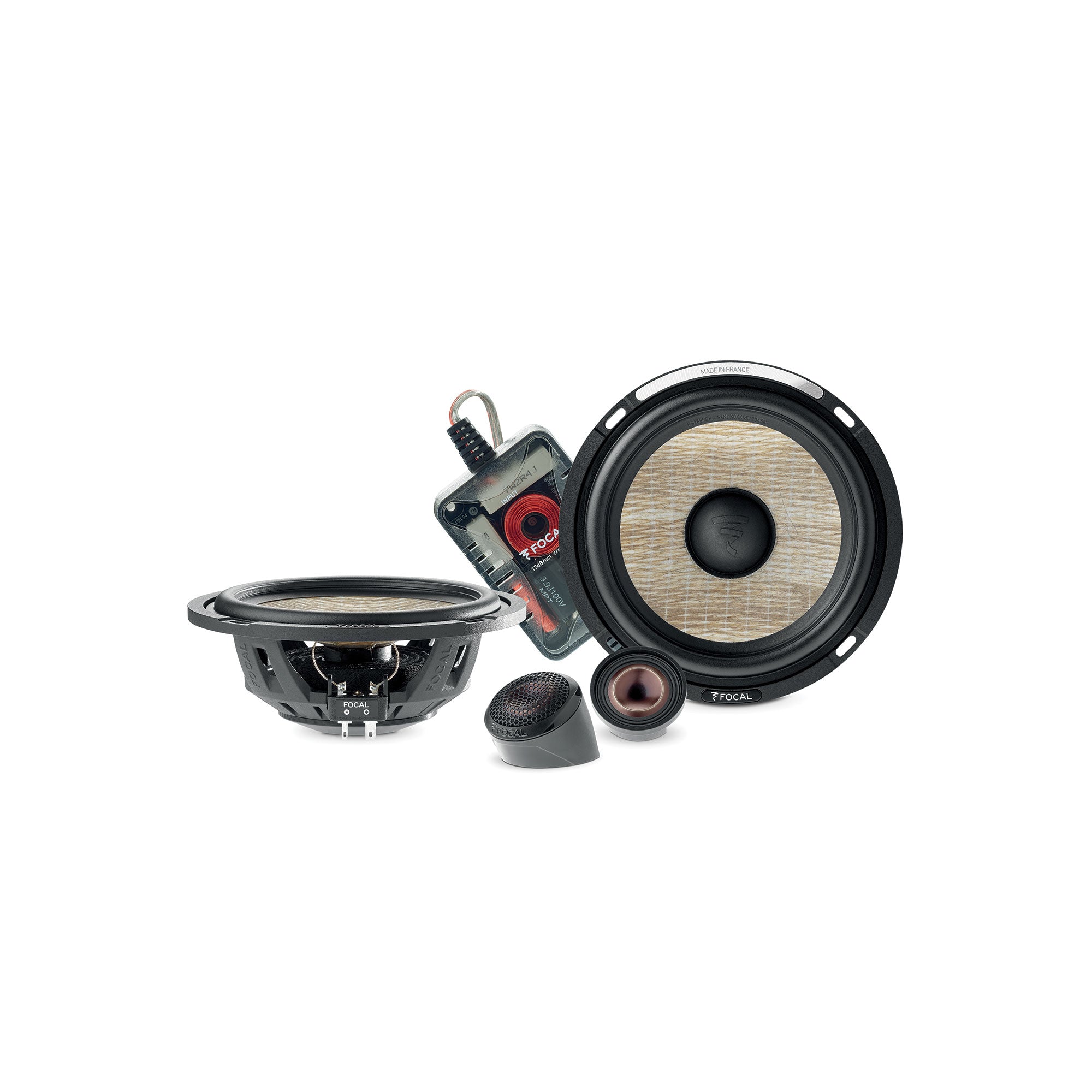 6.5" Flax Evo 120w 2 way Slim Component Kit PS165FSE