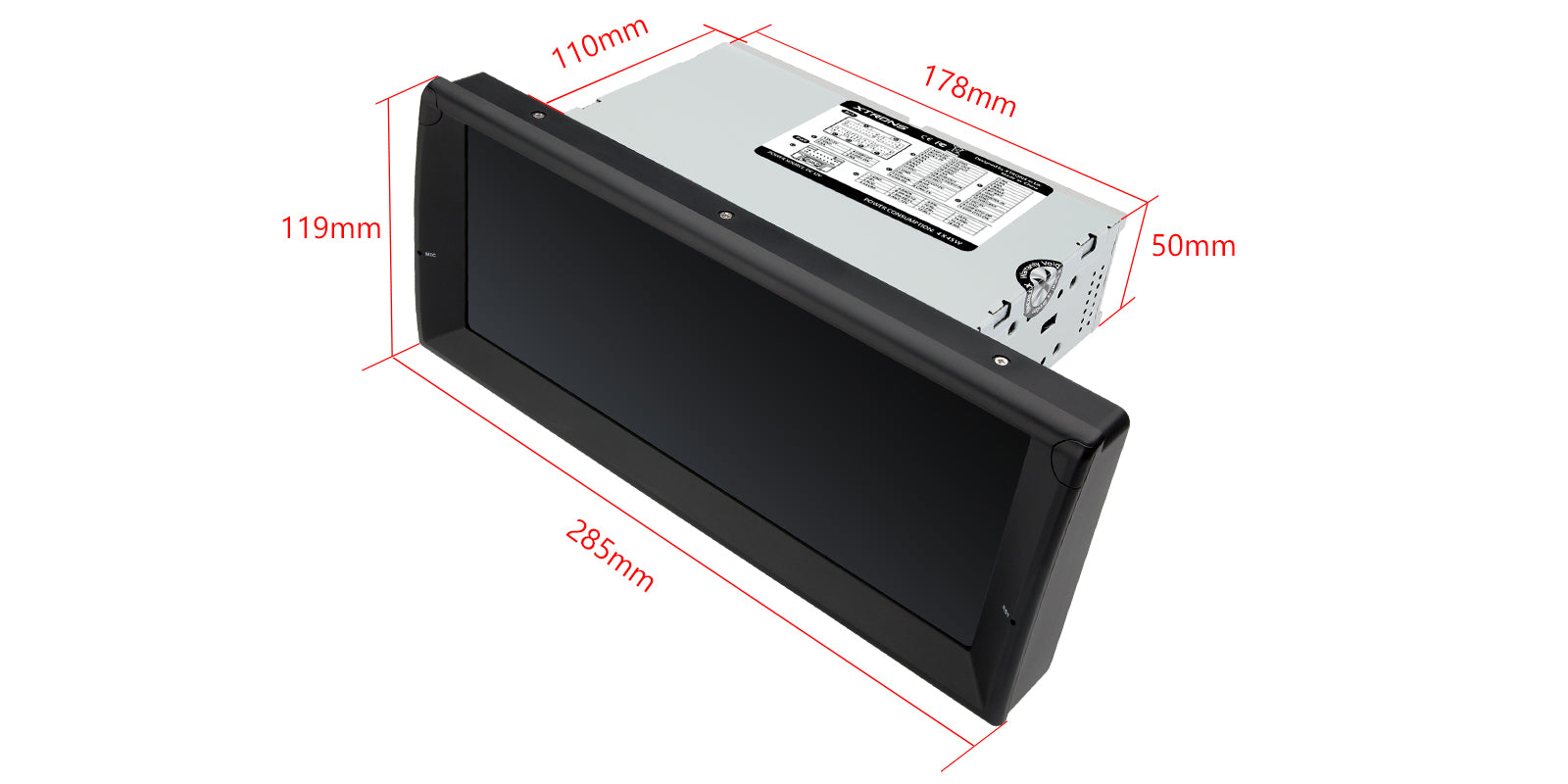 XTRONS PX1439BLHGS 10.25in Android Head Unit 4G LTE 4GB 64GB for BMW E39/E38