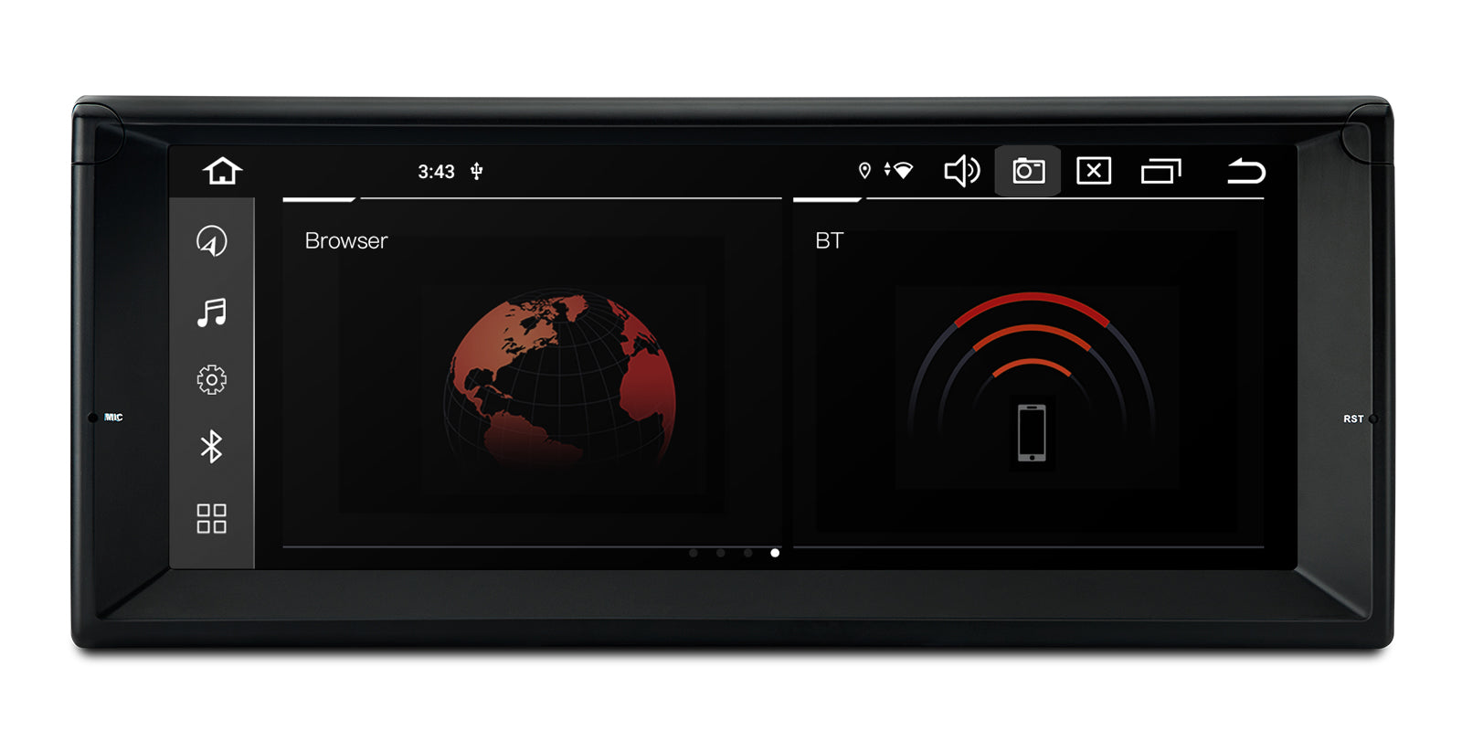 XTRONS PX1439BLHGS 10.25in Android Head Unit 4G LTE 4GB 64GB for BMW E39/E38
