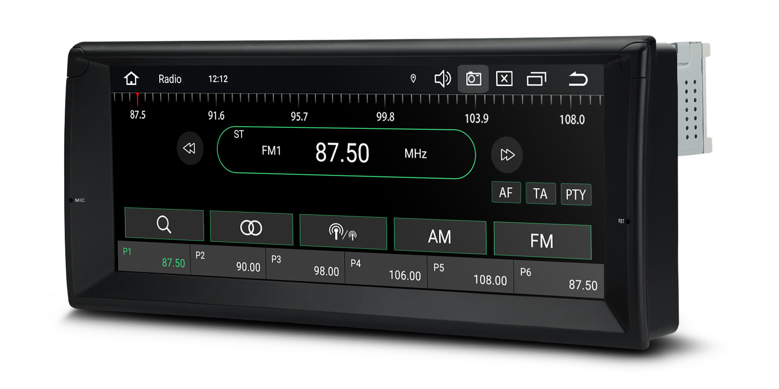 XTRONS PX1439BLHGS 10.25-Inch Android Head Unit Wireless CarPlay for BMW E39/E38