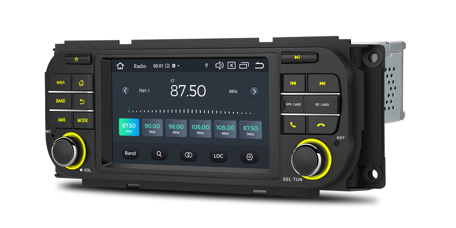 XTRONS PX54WRJLGS 5" Android 14 Car Stereo 4GB 64GB Jeep/Dodge/Chrysler