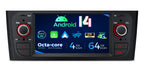 XTRONS PX64PTFLGS Fiat Grande Punto 6.1in Android 14 Head Unit 4GB 64GB