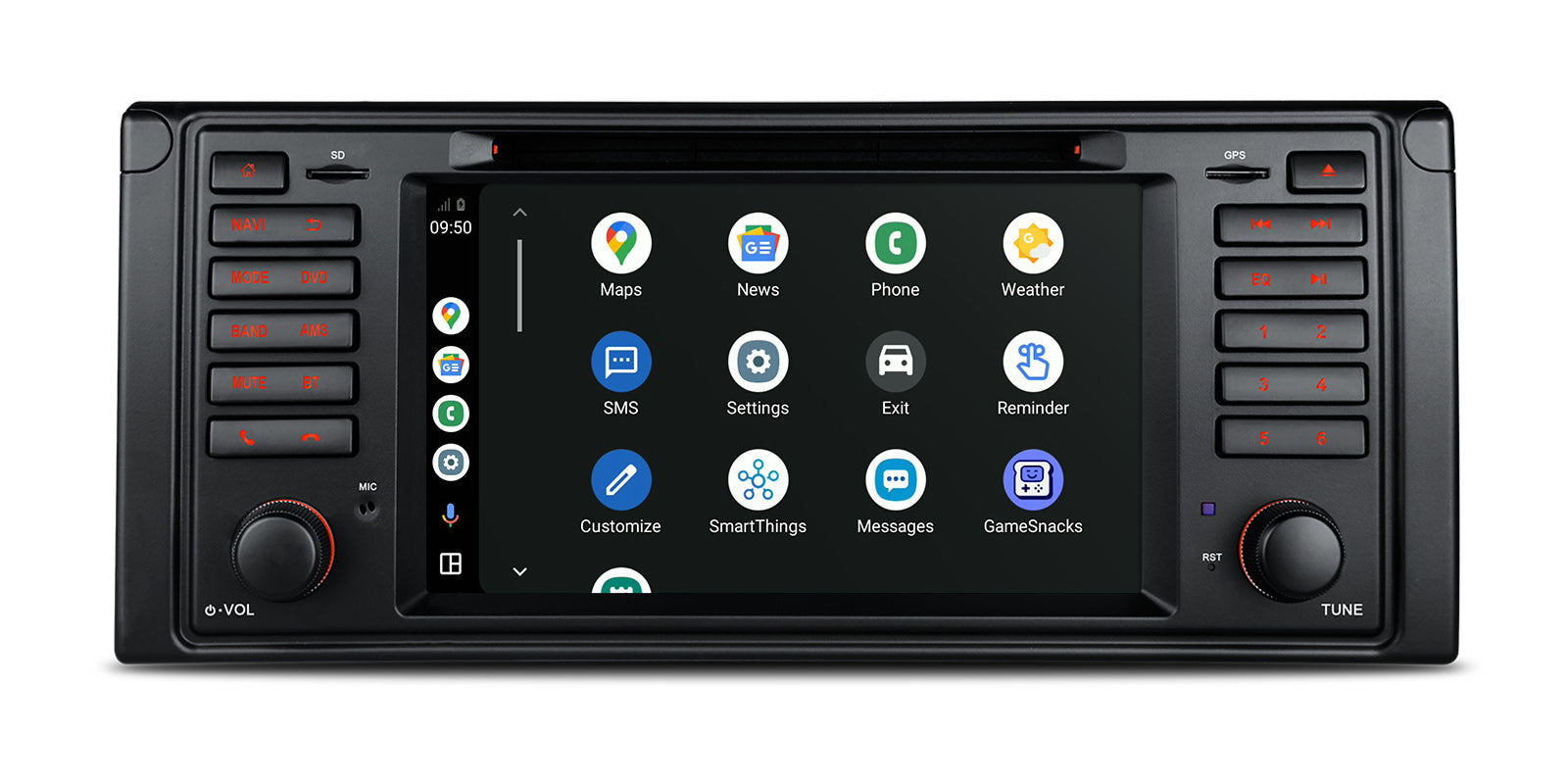 XTRONS PX7439BGS BMW E39 7" Android 14 Octa Core Head Unit 4GB 64GB