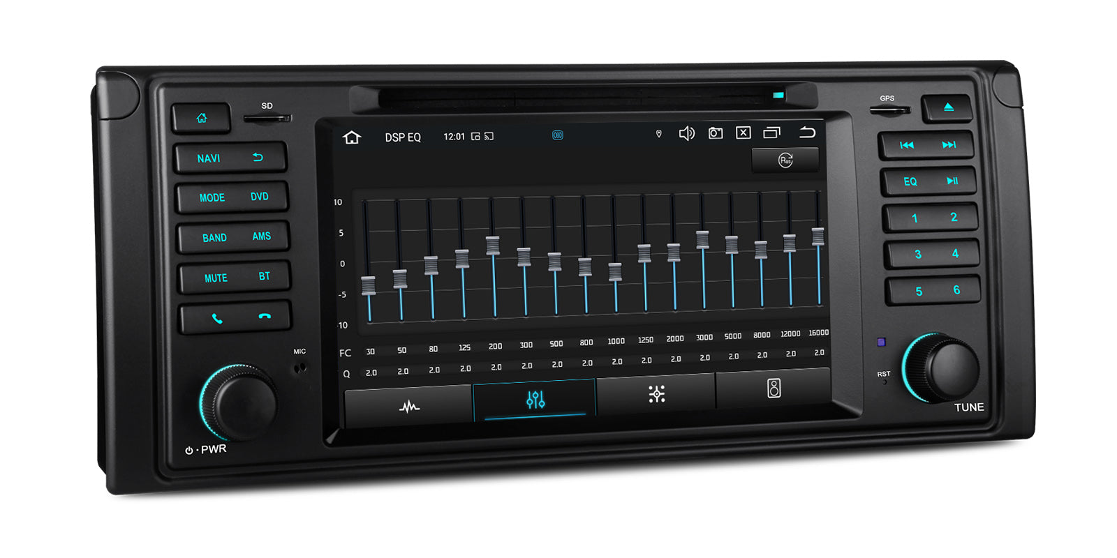 XTRONS PX7439BGS 7" Android Head Unit for BMW E39 4GB 64GB