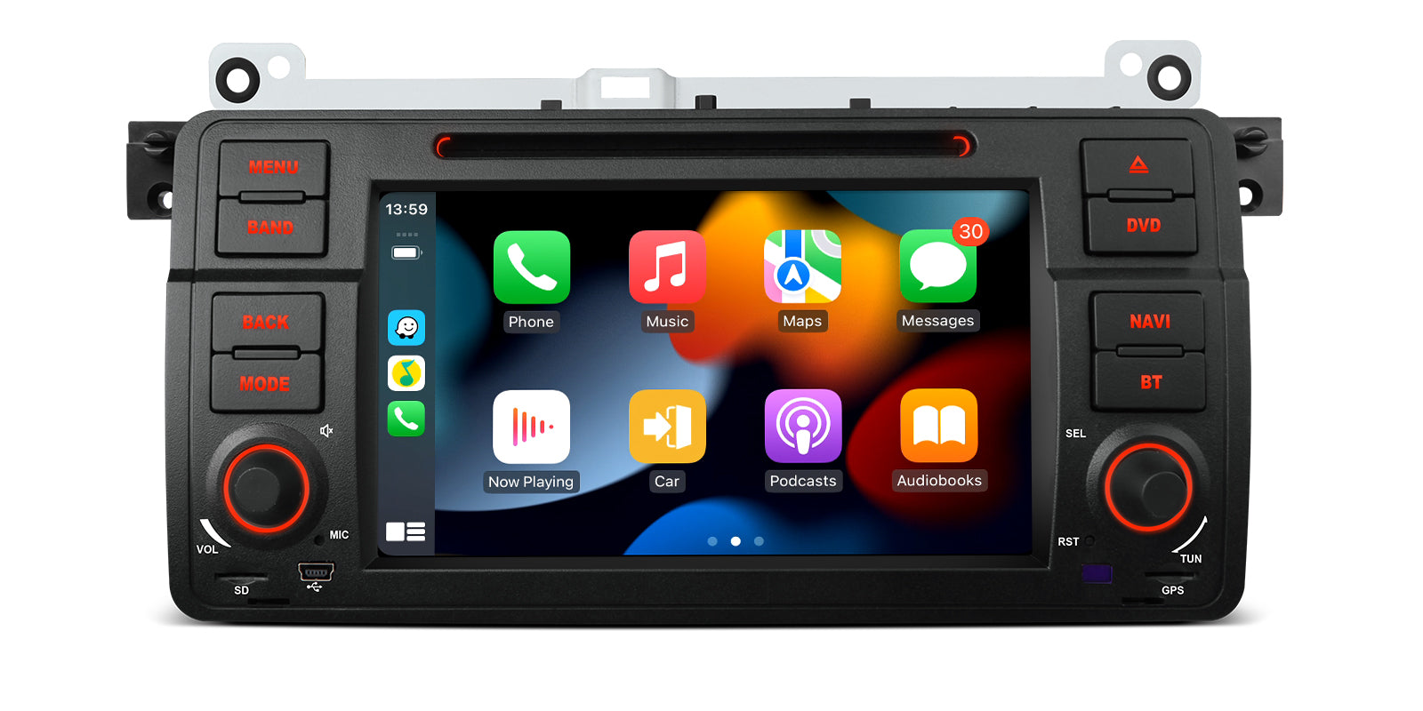 XTRONS PX7446BGS Android 14 7in Octa Core Car Stereo for BMW Rover MG
