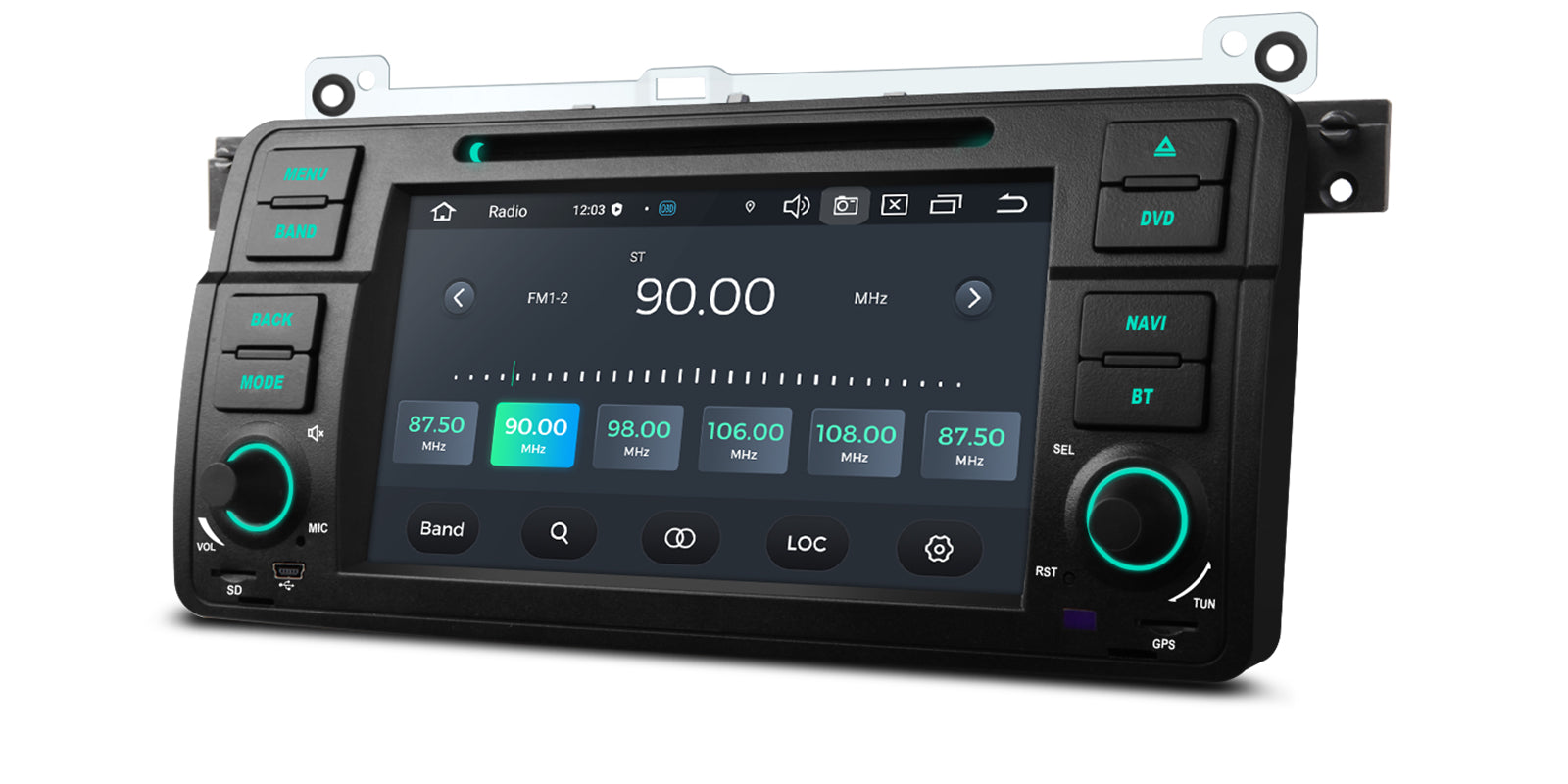 XTRONS PX7446BGS 7" Android 14 Head Unit BMW/Rover/MG 4GB 64GB
