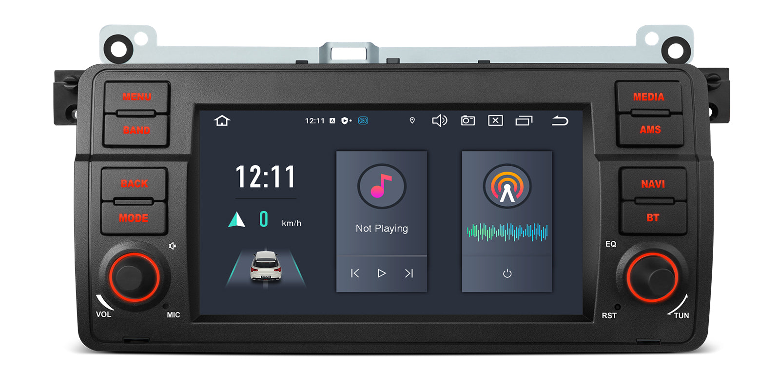 XTRONS PX7446BL 7in Android Head Unit 4G LTE Wireless CarPlay