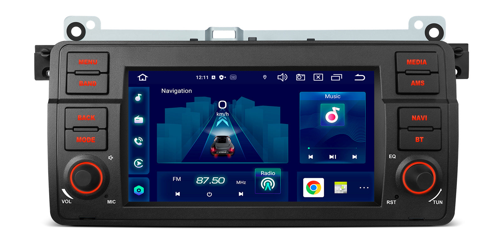 XTRONS PX7446BL BMW/Rover/MG 7" Android Head Unit Car Stereo Apple CarPlay