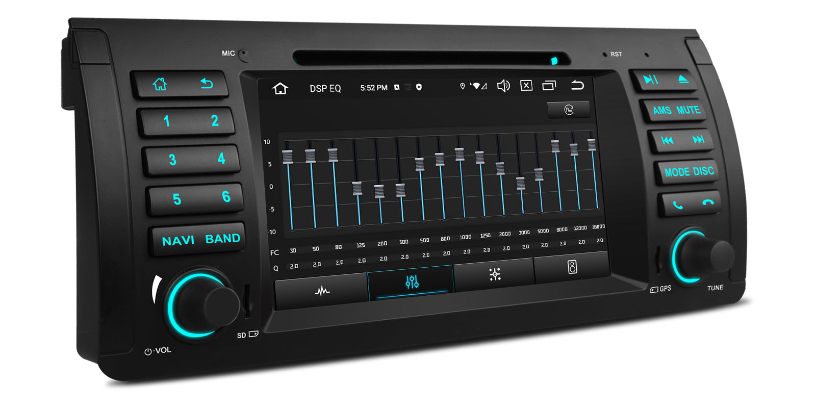 XTRONS PX7453BGS BMW X5 E53 7" Android 14 Head Unit Car Stereo