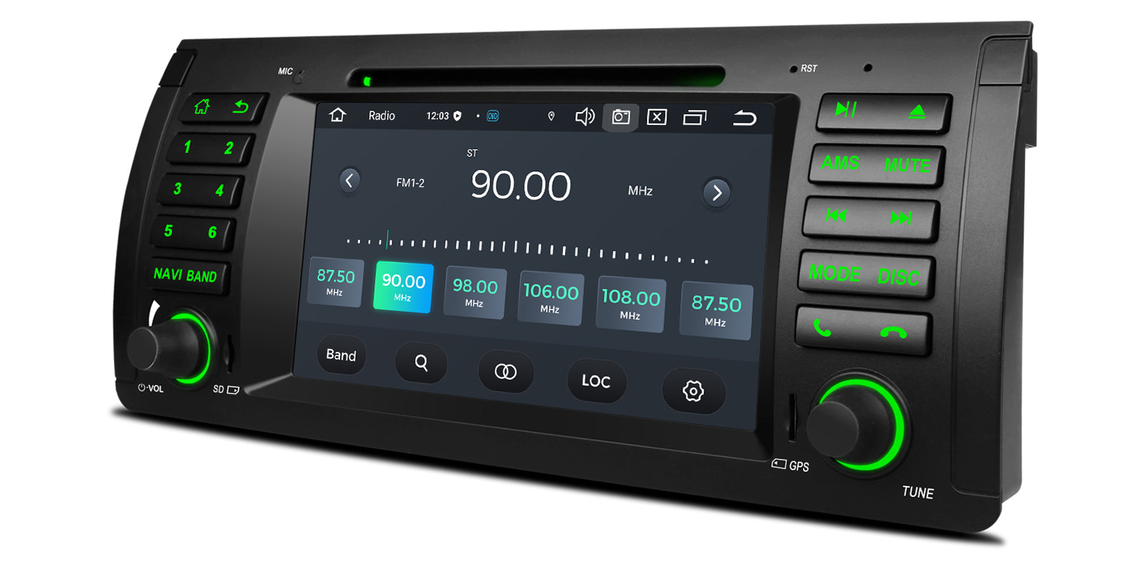 XTRONS PX7453BGS BMW X5 E53 7" Android 14 Head Unit Car Stereo