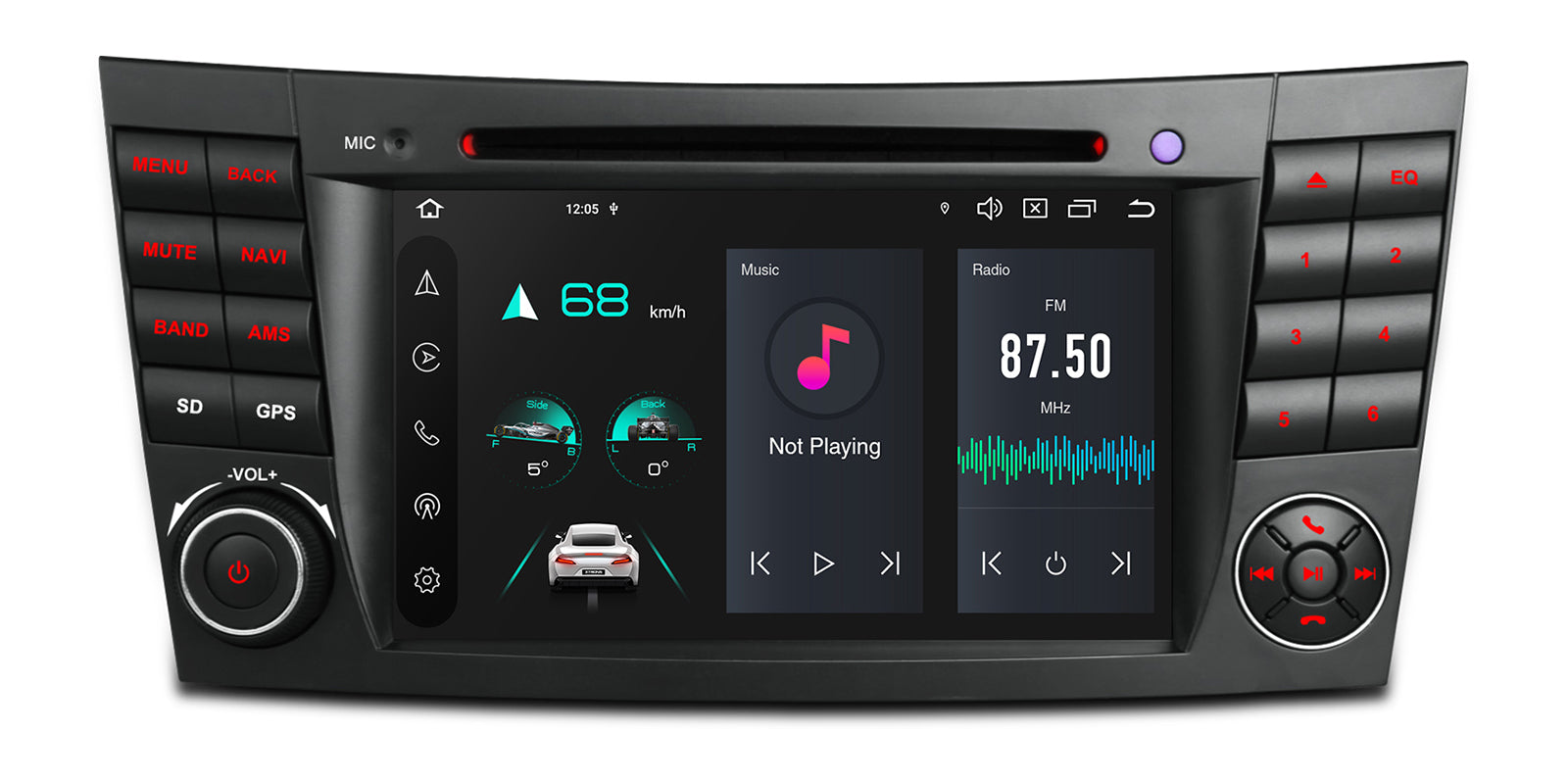 XTRONS PX74M211GS Mercedes-Benz Various 7" Android Head Unit Car Stereo 4G LTE