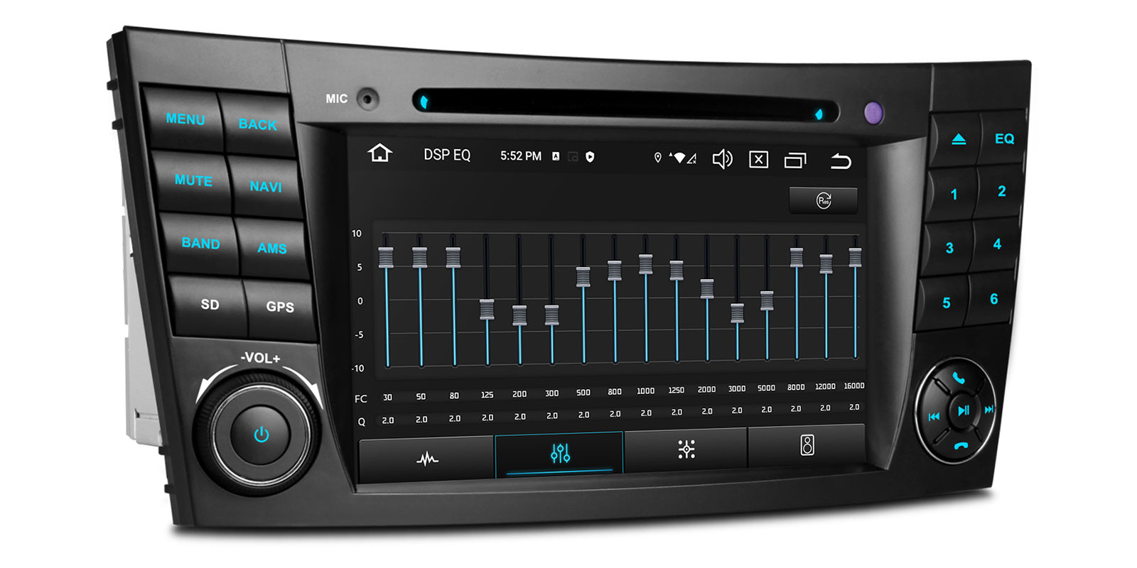 XTRONS PX74M211GS Mercedes-Benz Various 7" Android Head Unit Car Stereo 4G LTE