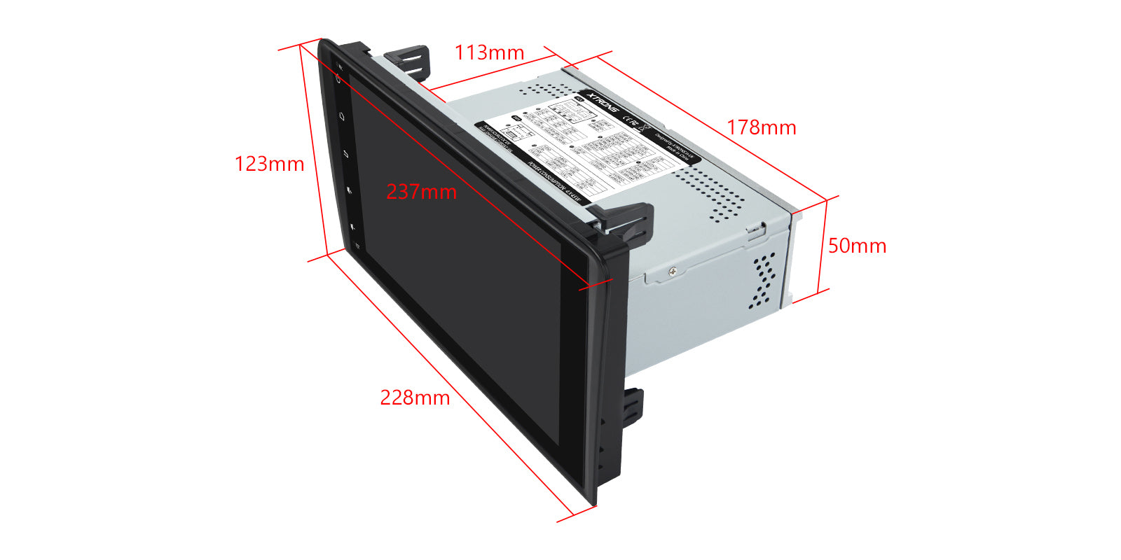 XTRONS PX84A3ALDABGS 8in Android Head Unit 4GB RAM 64GB ROM for Audi A3 S3 RS3