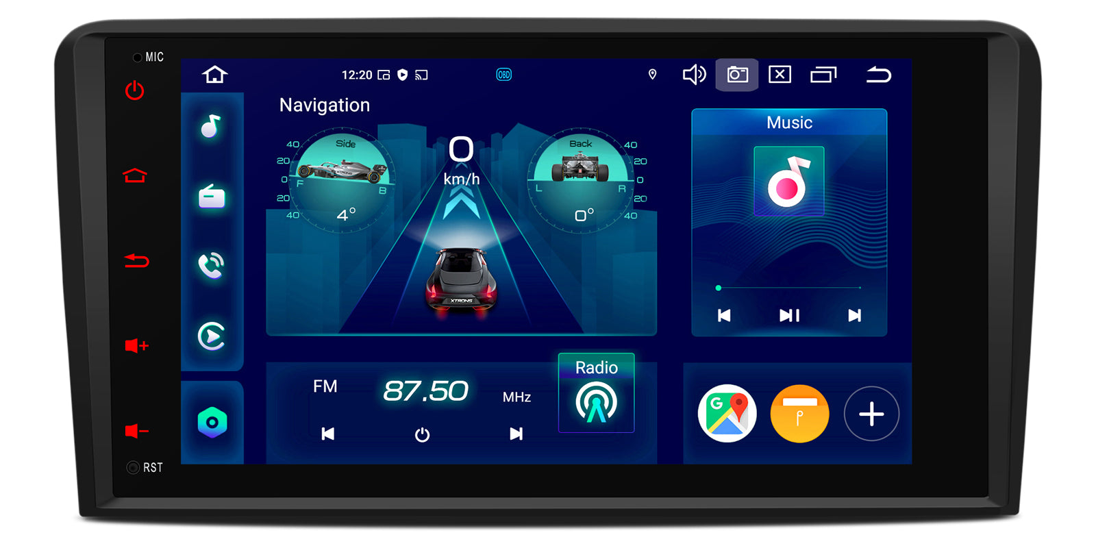 XTRONS PX84A3ALDABGS 8in Android Head Unit 4GB RAM 64GB ROM for Audi A3 S3 RS3