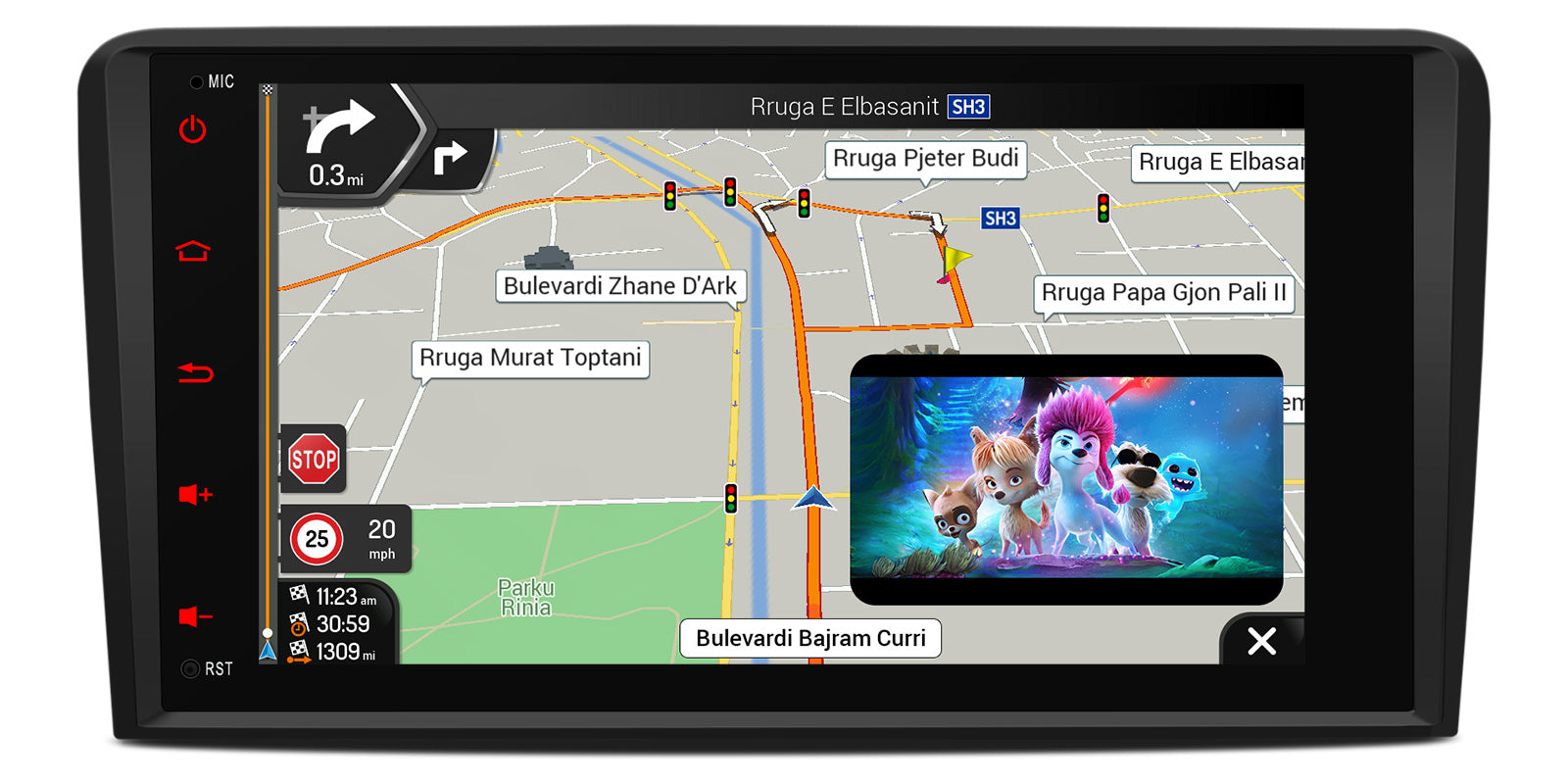 XTRONS PX84A3ALDABGS 8in Android Head Unit 4GB RAM 64GB ROM for Audi A3 S3 RS3