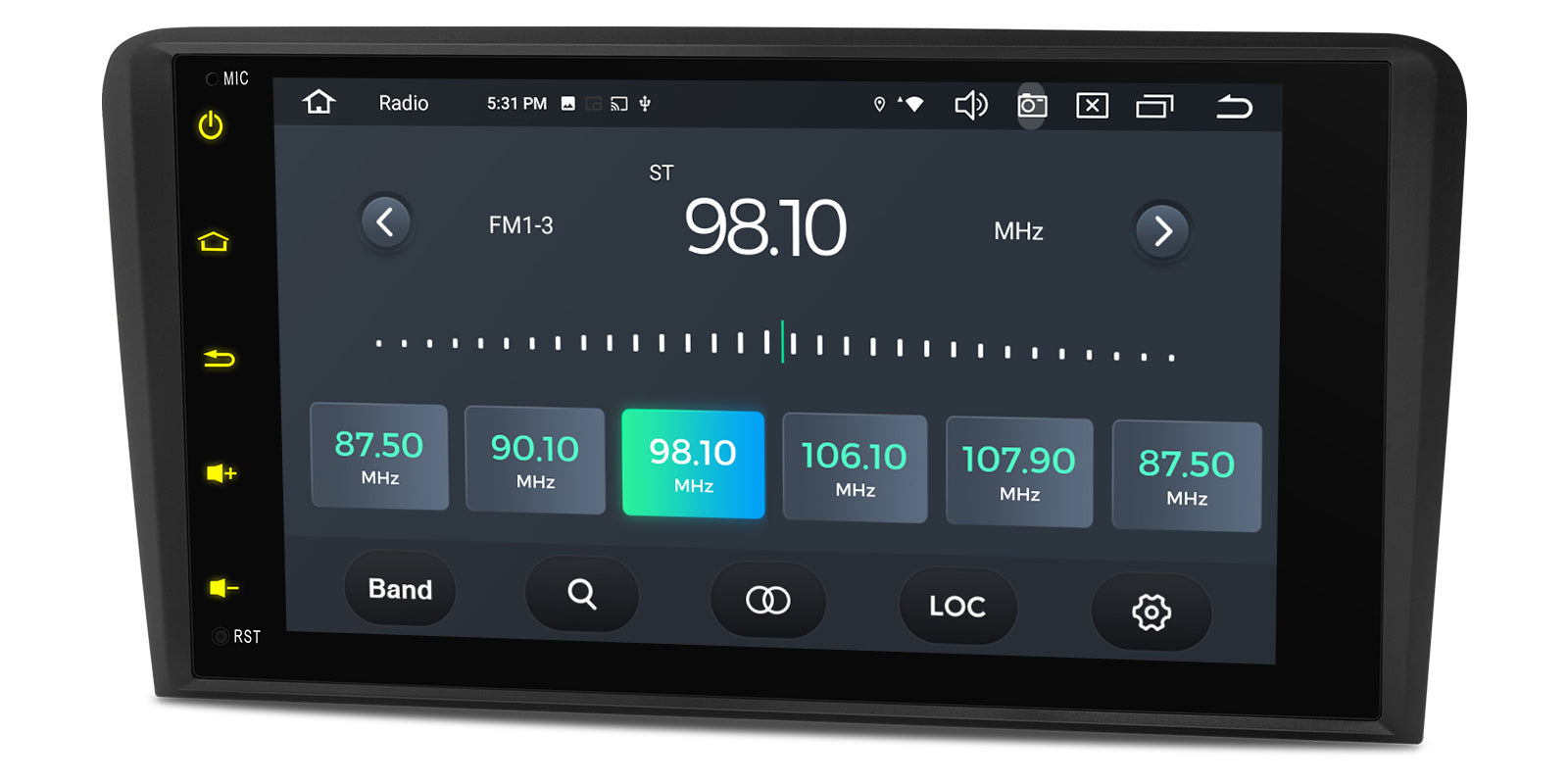 XTRONS PX84A3ALDABGS 8in Android Head Unit 4GB RAM 64GB ROM for Audi A3 S3 RS3