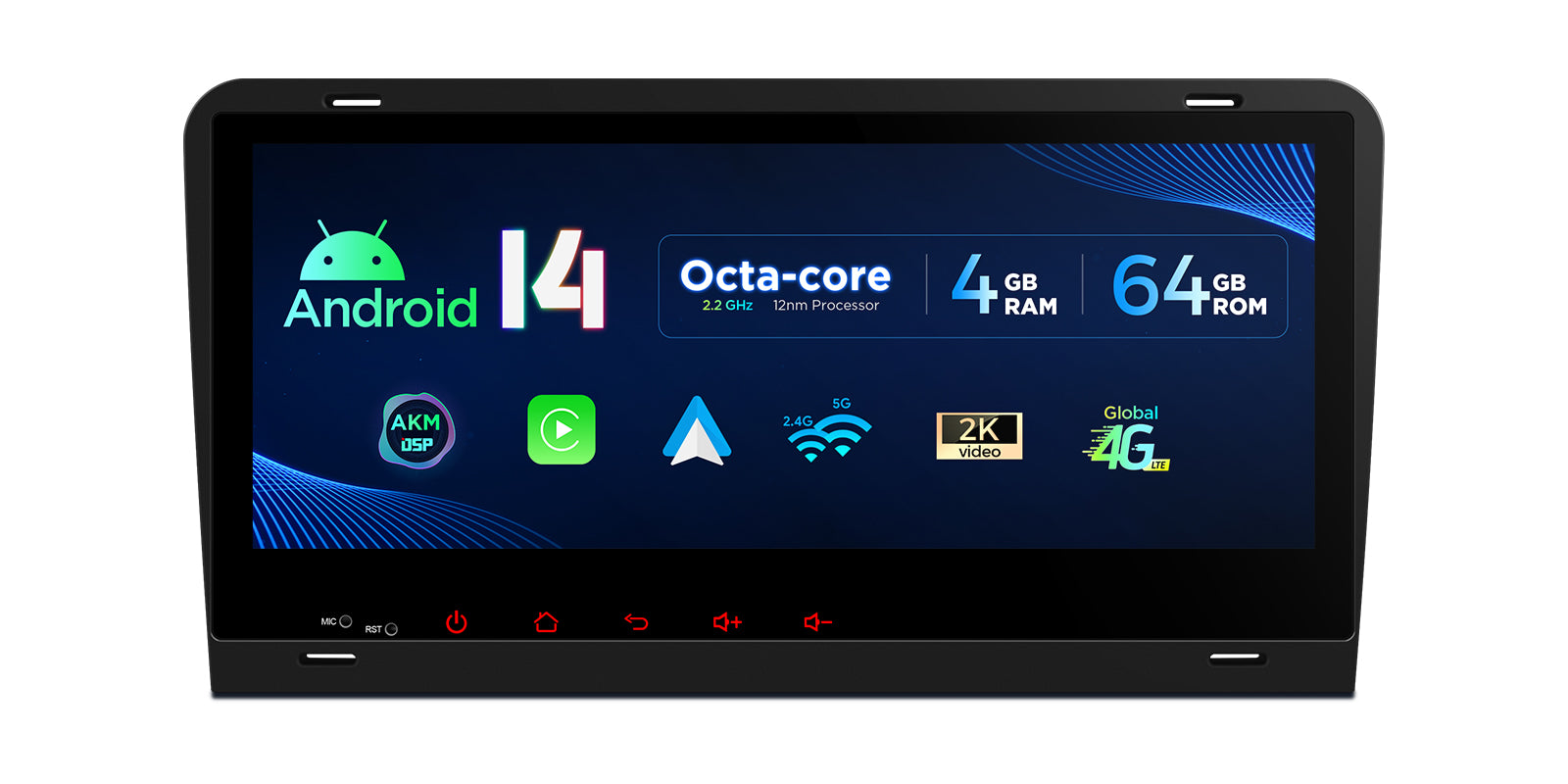 XTRONS Audi A3 S3 RS3 8.8" Android 14 Head Unit 4G LTE
